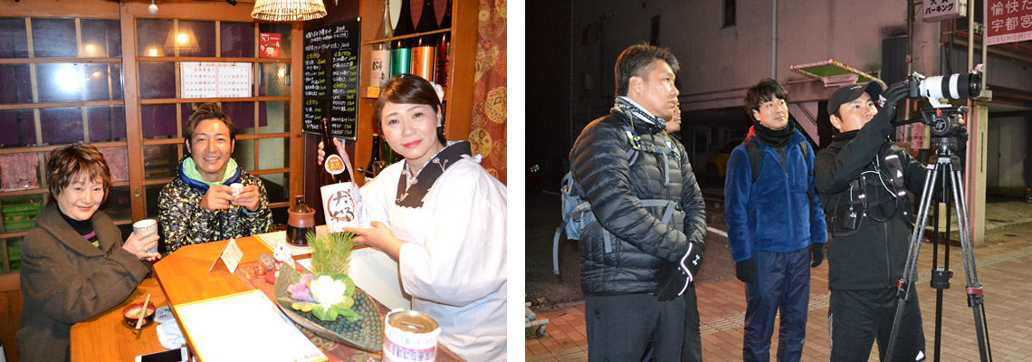 NHK BSプレミアム「ふらっとあの街 旅ラン10キロ」の撮影が宇都宮屋台横丁で行われました